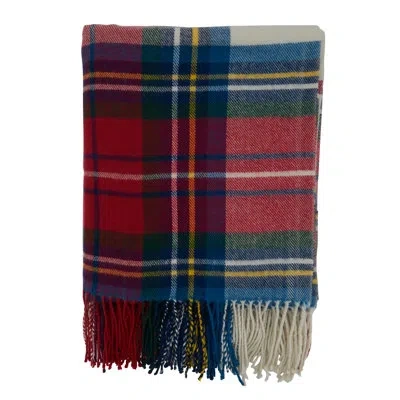 Saro Sevan Throw In Blue;red;yellow