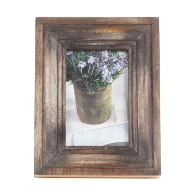 Saro Single Picture Frame In Brown
