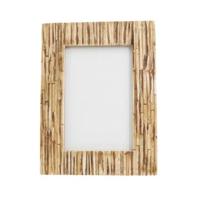 Saro Slim Bone Craft Photo Frame