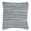 Saro Square Cotton Pillow In Gray