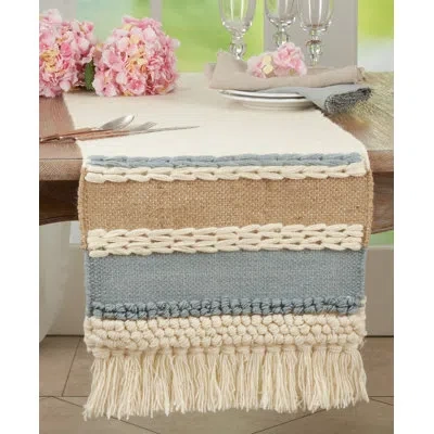 Saro Table Runner In Blue