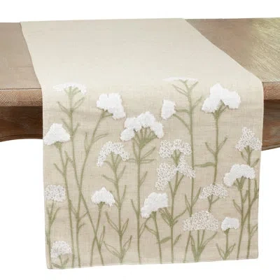 Saro Table Runner In Natural