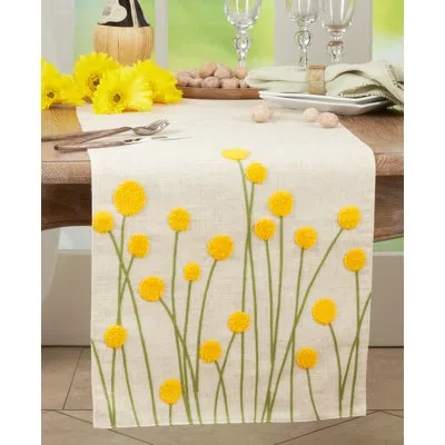 Saro Table Runner In Natural