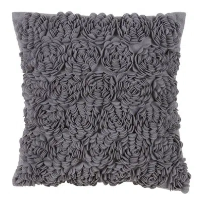 Saro Tatik Pillow Cover In Slate