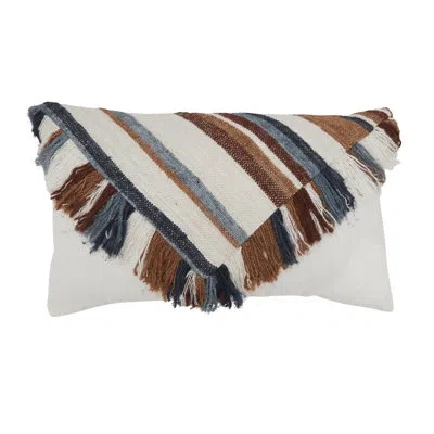 Saro Thana Collection Throw Pillow In Blue
