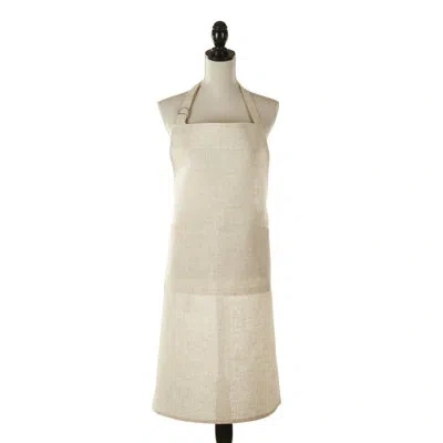 Saro Timeless Toscana Apron In Brown;tan