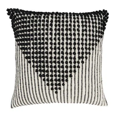 Saro Tobar Collection Cotton Throw Pillow In Polyester