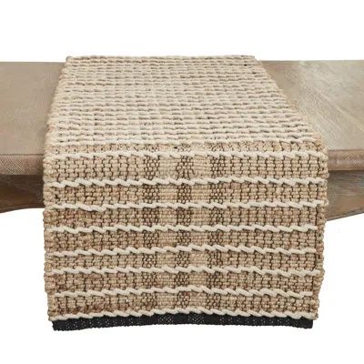 Saro Wesley 70% Jute - 30% Cotton Dining Linens In Natural
