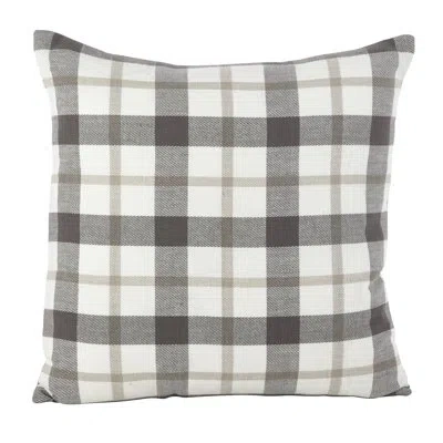 Saro Yuri Cotton Square Pillow Cover & Insert