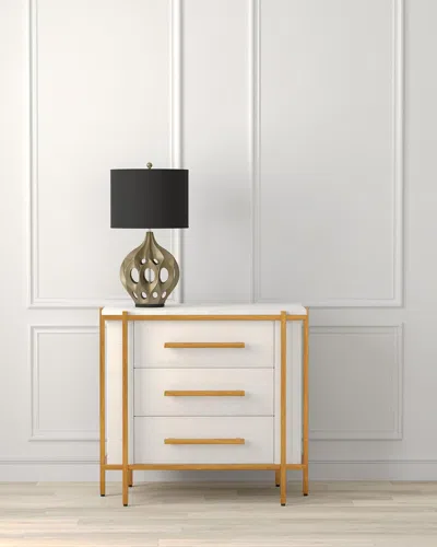 Sarreid Blakely Faux Shagreen Nightstand