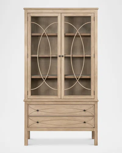 Sarreid Cecile Bookcase In Brown