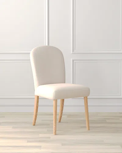 Sarreid Geoffrey Side Chairs, Set Of 2 In Ivory
