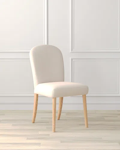 Sarreid Geoffrey Side Chairs, Set Of 2 In White