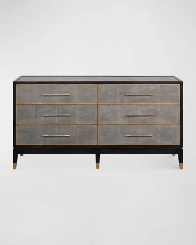 Sarreid Horatio 6-drawer Chest In Grey