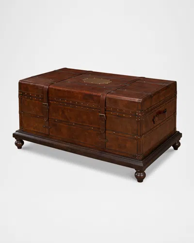 Sarreid Laramis Trunk Coffee Table In Brown