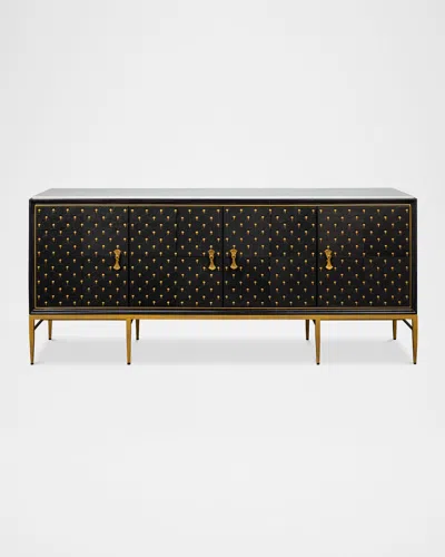 Sarreid Palisade Credenza In Black