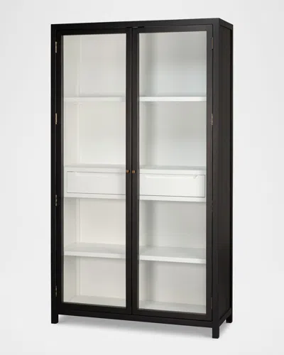 Sarreid Walker Bookcase In Black