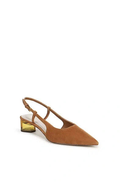 Sarto A-amelie Slingback Heels In Brown