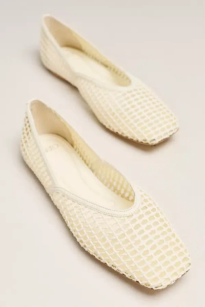 Sarto Adalina Mesh Flats In White