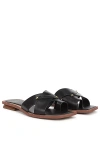 Sarto A-etta Toe-loop Slides In Animal Print
