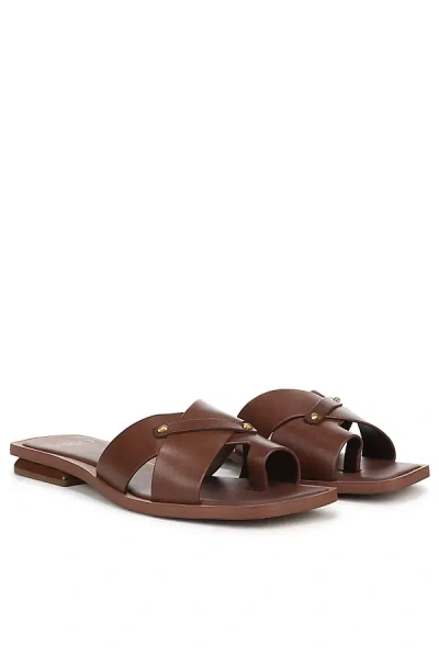 Sarto A-etta Toe-loop Slides In Brown