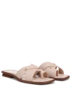 Sarto A-etta Toe-loop Slides In Yellow