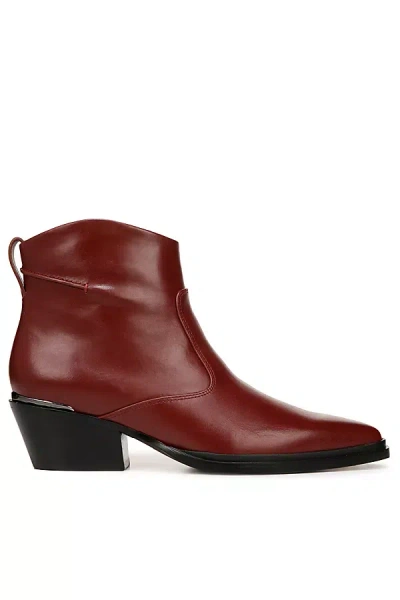 Sarto Blake Western Ankle Boots In Purple