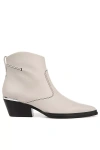 Sarto Blake Western Ankle Boots In White