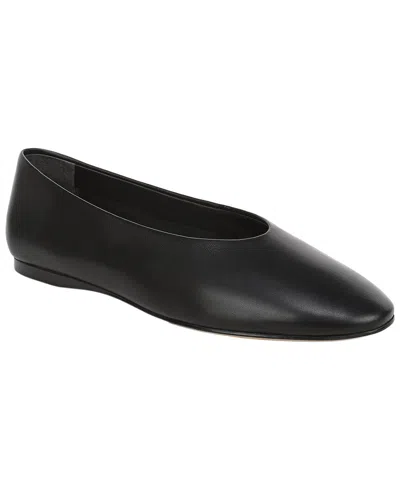 Sarto By Franco Sarto A-flexa Dovie Leather Flat In Black