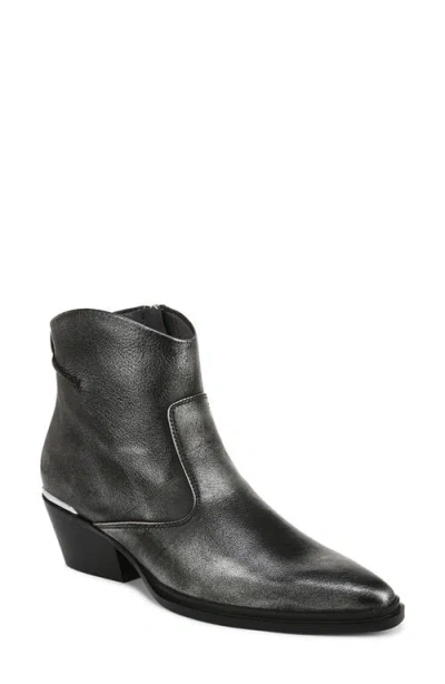 Sarto By Franco Sarto Blake Pointed Toe Bootie In Black Silver