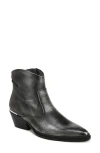 Sarto By Franco Sarto Blake Pointed Toe Bootie In Black Silver