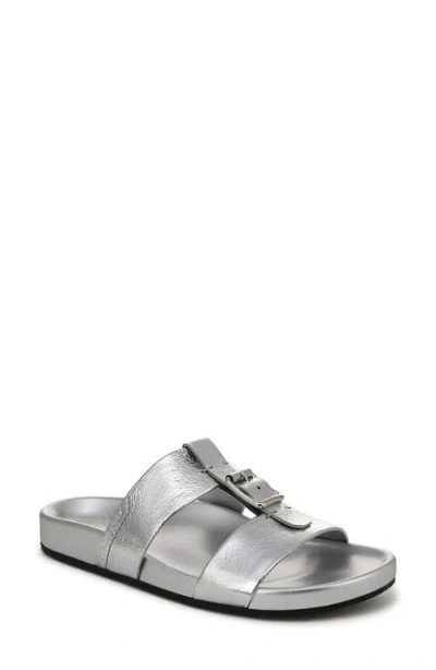Sarto By Franco Sarto Braxton Two Strap Sandal In Silver