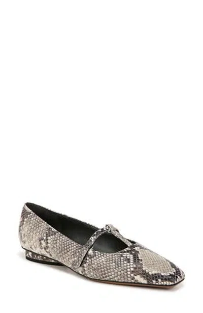 Sarto By Franco Sarto Carmela Square Toe Mary Jane Flat In Grey Multi