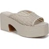 Sarto By Franco Sarto Fernanda Platform Slide Sandal In Off White