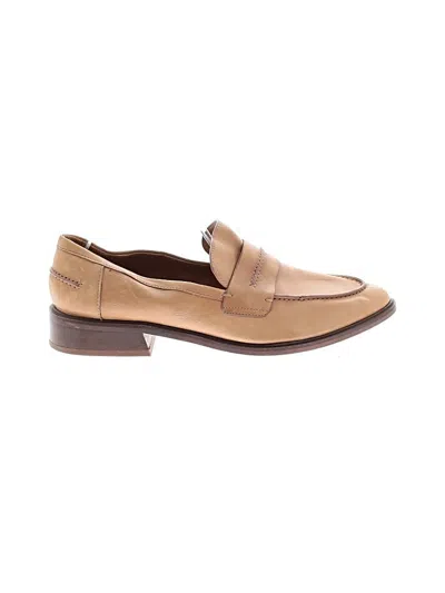 Pre-owned Sarto By Franco Sarto Flats In Tan