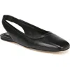 Sarto By Franco Sarto Flexa Antona Slingback Ballet Flat In Black