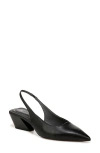 Sarto By Franco Sarto Gena Slingback Pointed Toe Pump In Black