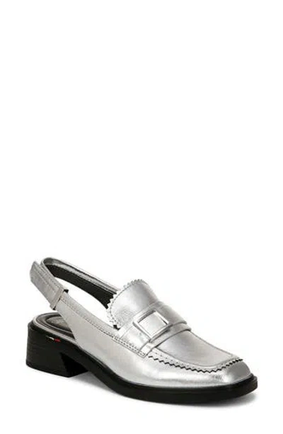 Sarto By Franco Sarto Gianna Slingback Loafer In Silver