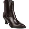 Sarto By Franco Sarto Gwenyth Pointed Toe Bootie In Dkhickory
