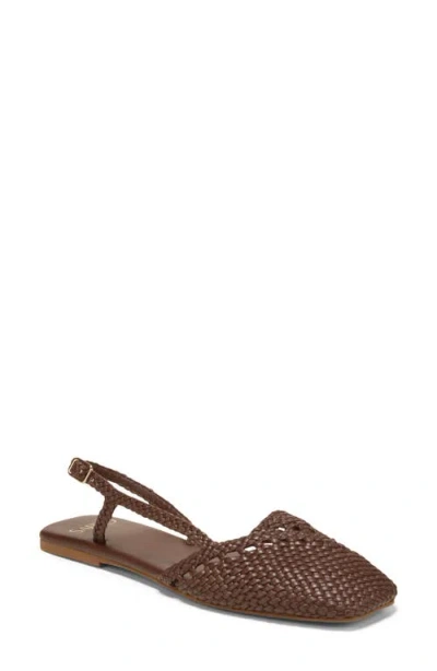 Sarto By Franco Sarto Ilona Slingback Flat In Brown