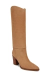 Sarto By Franco Sarto Jasmine Block Heel Boot In Taupe