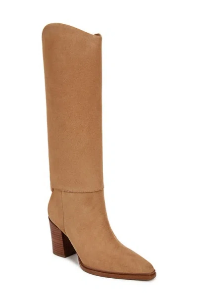 Sarto By Franco Sarto Jasmine Block Heel Boot In Taupe