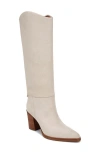 Sarto By Franco Sarto Jasmine Block Heel Boot In White