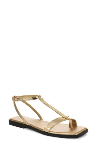 Sarto By Franco Sarto Logan Ankle Strap Sandal In Gold