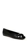 Sarto By Franco Sarto Maya Square Toe Ballet Flat In Black