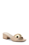 Sarto By Franco Sarto Nika Slide Sandal In Gold
