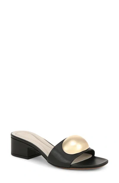 Sarto By Franco Sarto Nika Slide Sandal In Black