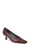 Sarto By Franco Sarto Ryan Square Toe Pump In Burgundy