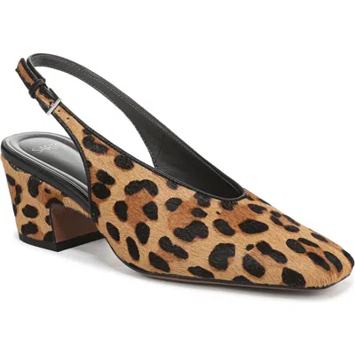 Sarto By Franco Sarto Sutton Slingback Pump In Animal Print