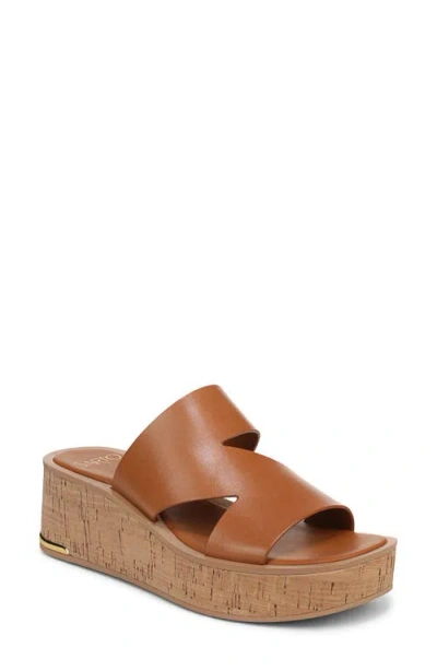Sarto By Franco Sarto Tahani 2 Platform Wedge Sandal In Brown